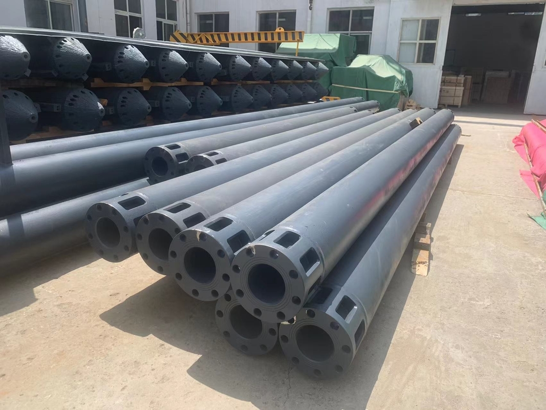 China 180 quilowatts motorista de pilha do equipamento do vibroflot de 426 milímetros para a melhoria à terra aplicada em Médio Oriente