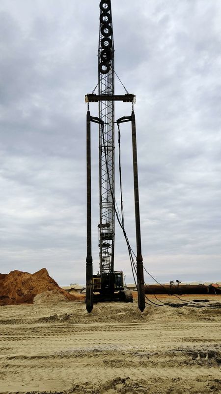 BJVH-350-105 Linde 135 bomba hidráulica Vibroflotação Dispositivo de escavadeira equipado com sistema de energia hidráulica compartilhada