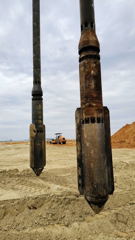 BJVH-350-105 Linde 135 bomba hidráulica Vibroflotação Dispositivo de escavadeira equipado com sistema de energia hidráulica compartilhada