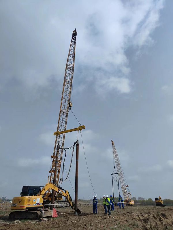 Dispositivo de vibroflotação BVEM com alta capacidade de penetração para reforçar a fundação da capacidade de cisalhamento