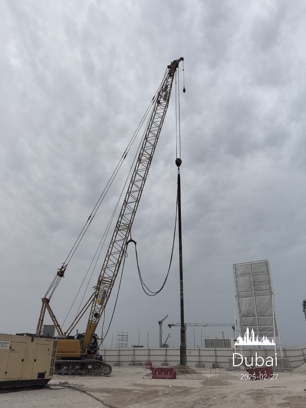 Vibro Compaction Piling para Amplitude de Vibração Superior de 14-28 mm e Tipo de Potência Elétrica