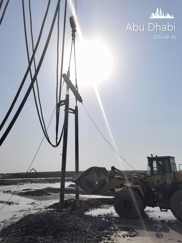 Vibro Compaction Piling para Amplitude de Vibração Superior de 14-28 mm e Tipo de Potência Elétrica