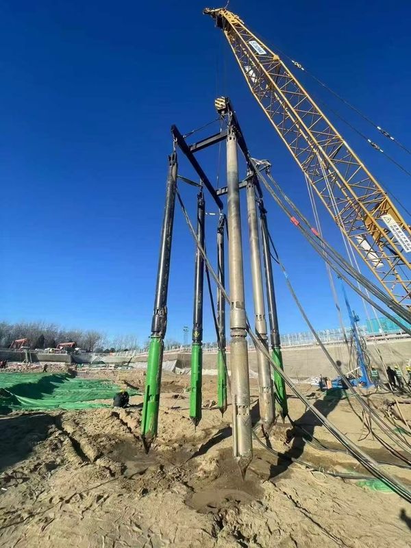 Vibro Compaction Piling para Amplitude de Vibração Superior de 14-28 mm e Tipo de Potência Elétrica