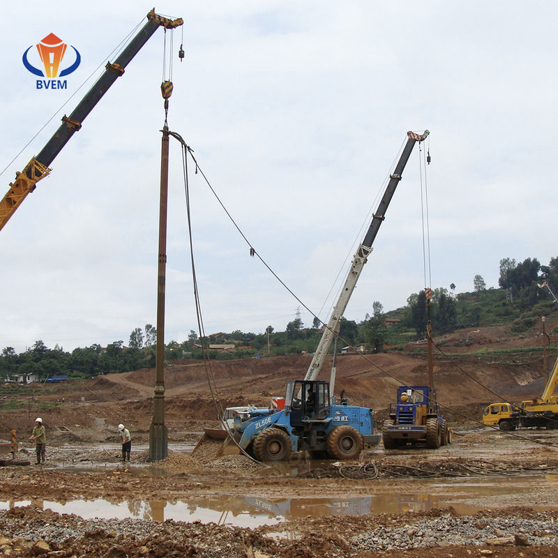 Dispositivo de vibroflotação BVEM com alta capacidade de penetração para reforçar a fundação da capacidade de cisalhamento