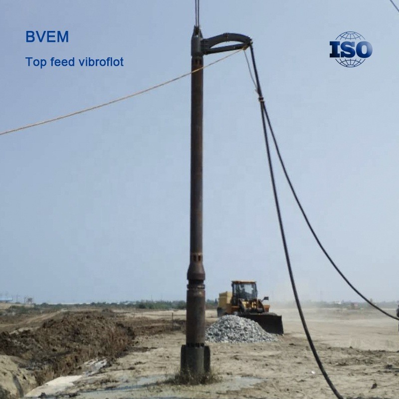 Vibrador de 105kW e Vibroflot Hidráulico de Baixo Nível de Ruído para Consolidação Superior do Solo