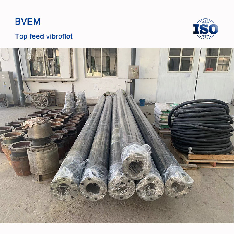 Equipamento Vibroflot de Diâmetro Externo 426 mm para Instalação de Estacas de Aço e Trabalhos de Fundação