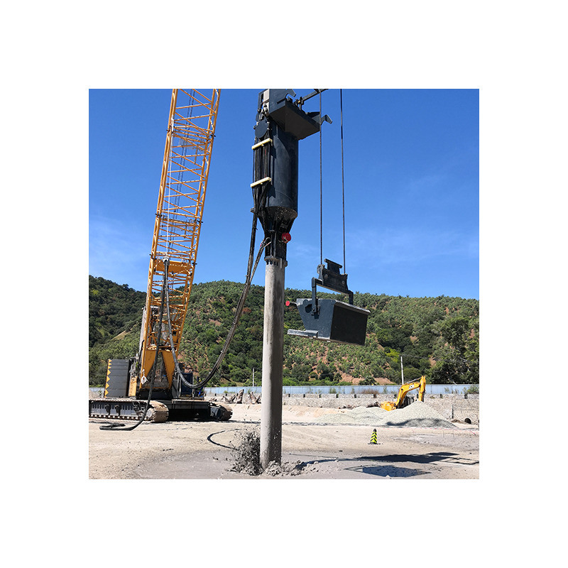 Melhorar a melhoria do solo com equipamento de vibração de aço a 300 bar de pressão e comprimento de 2963 mm