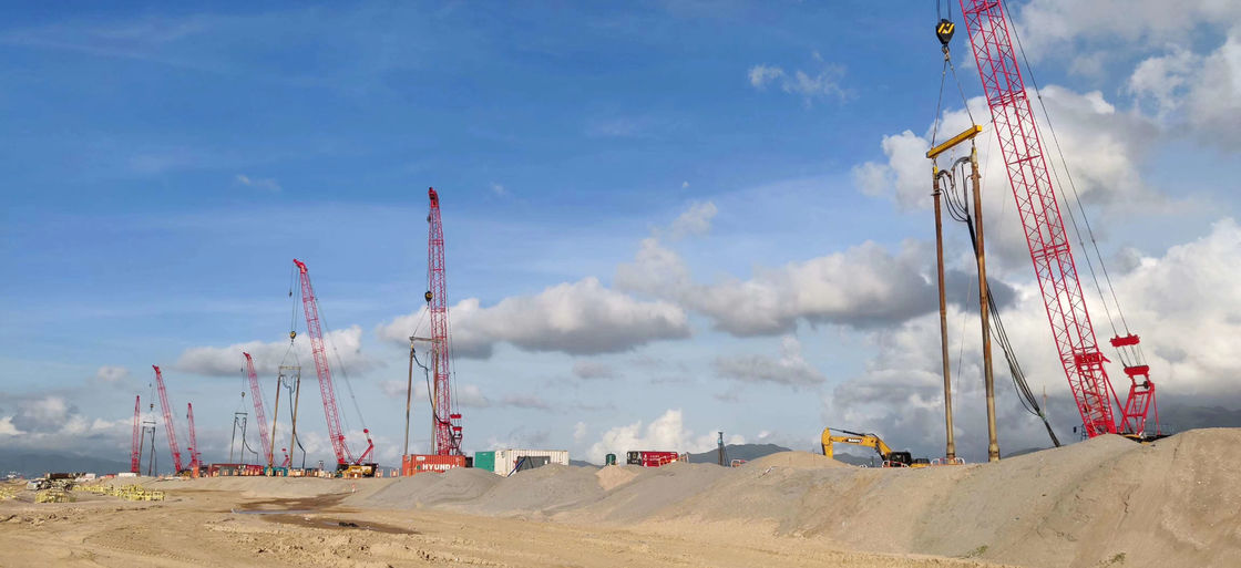 tratamento da consolidação de 1450rpm Vibroflotation para o projeto da pista de decolagem dos aviões da seção C3206 Hong Kong No 3
