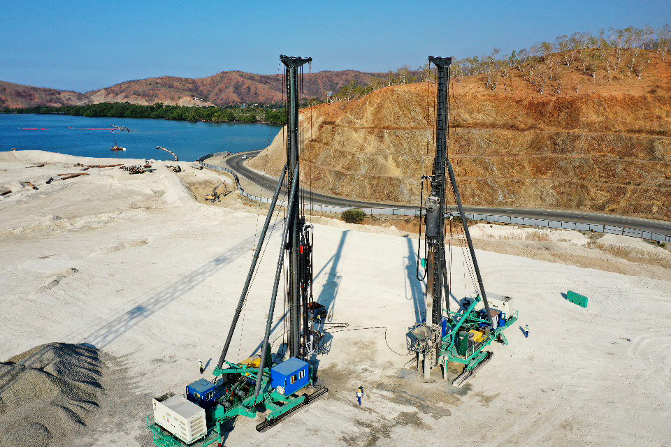Tipo de quadro inferior da esteira rolante da técnica da flutuação do Vibro da alimentação para comprimir