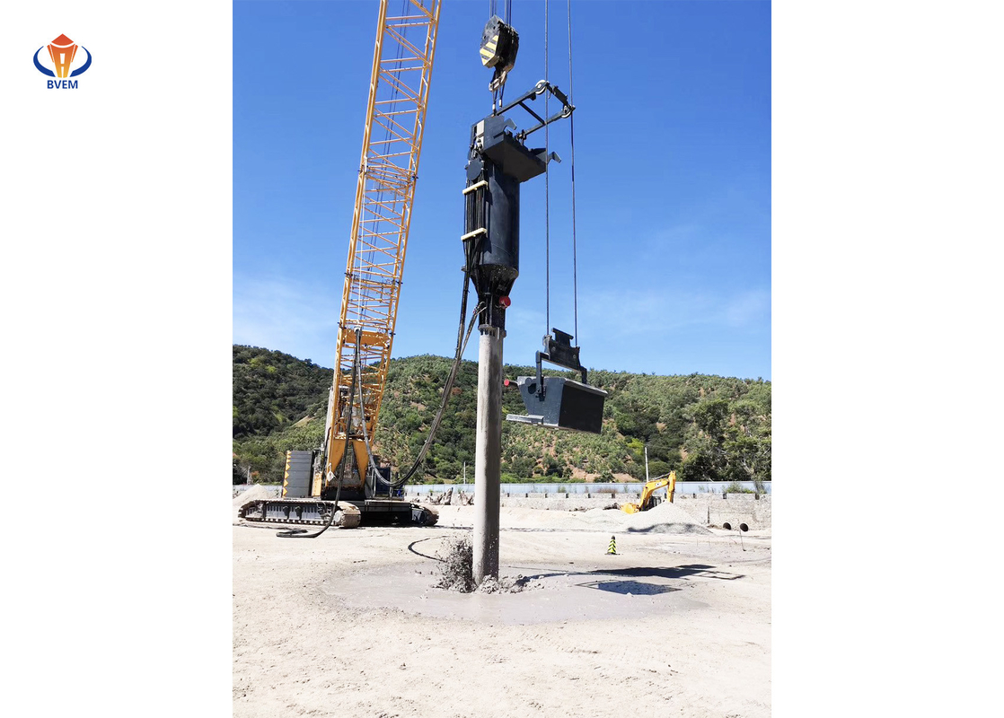 acessórios da construção do Flot do Vibro da alimentação da parte inferior 180kw para o estojo compacto Vibroflotation da pilha do cascalho