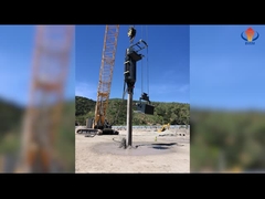 Mostra do vibroflot da alimentação da parte inferior de BVEM