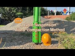 Equipamento de compactação por vibração Alta eficiência de compactação alcançada