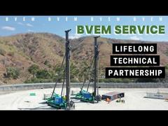 Solução de base de alta potência BJV130E Vibroflot