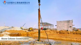 Central de compactação de solo Vibroflot