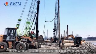 Solução de fortalecimento de solo de vibroflotação